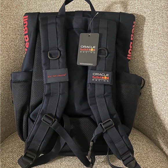 Red Bull racing roll top backpack - Picture 3 of 4
